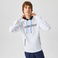 Lacoste Erkek Regular Fit Ayarlanabilir Kapüşonlu Baskılı Beyaz Sweatshirt