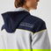 Lacoste Erkek Slim Fit Ayarlanabilir Kapüşonlu Baskılı Renk Bloklu Gri Sweatshirt