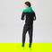 Lacoste Erkek Slim Fit Ayarlanabilir Kapüşonlu Baskılı Renk Bloklu Siyah Sweatshirt