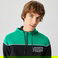 Lacoste Erkek Slim Fit Ayarlanabilir Kapüşonlu Baskılı Renk Bloklu Siyah Sweatshirt