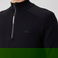Lacoste Erkek Boğazlı Yaka Fermuarlı Siyah Kazak