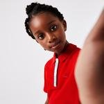 Lacoste Active Kız Çocuk Kısa Kollu Polo Yaka Kırmızı Elbise