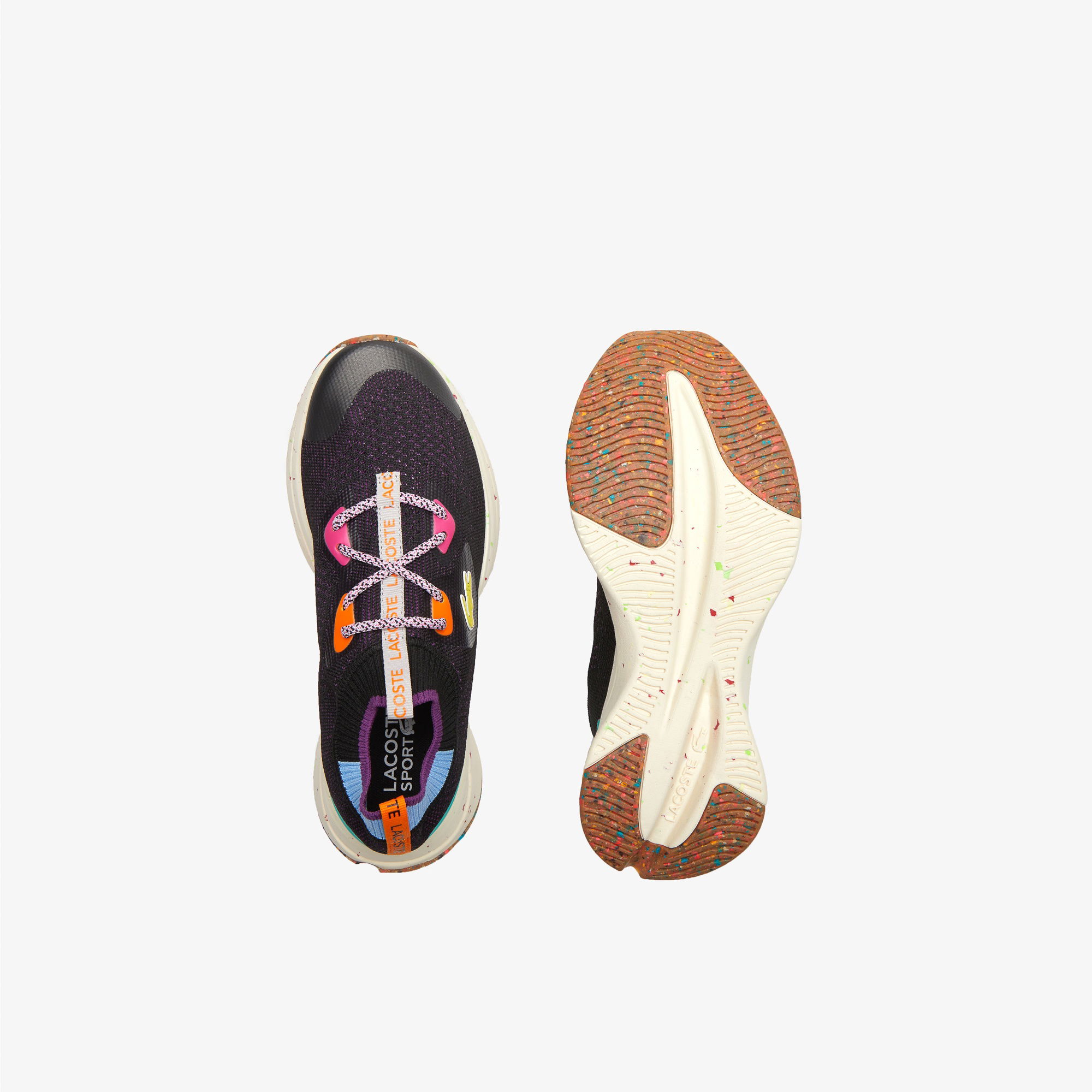 Lacoste SPORT Run Spin Eco Kadın Siyah Sneaker