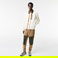 Lacoste Erkek Relaxed Fit Fermuarlı Beyaz Sweatshirt