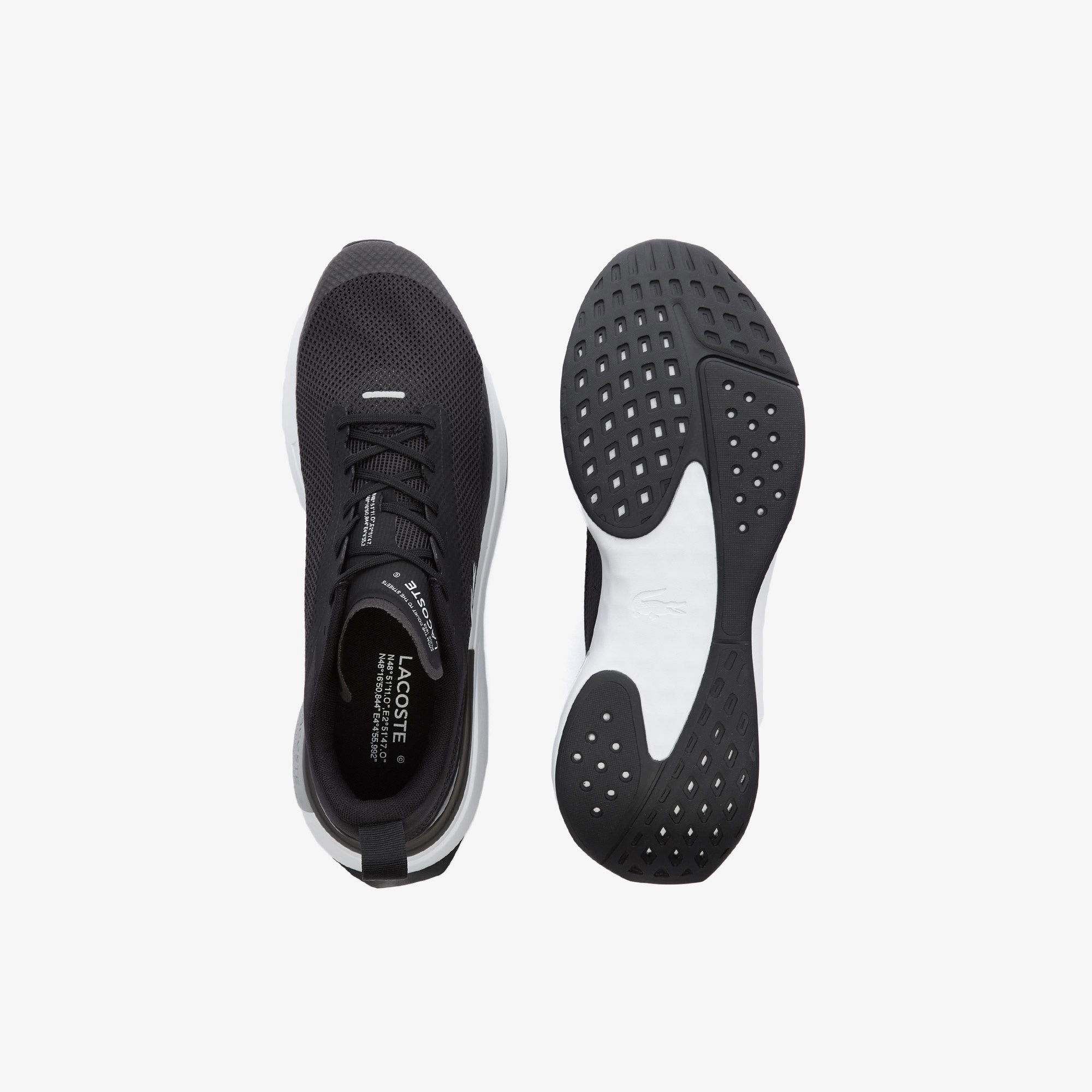 Lacoste Run Spin Evo Erkek Siyah Sneaker