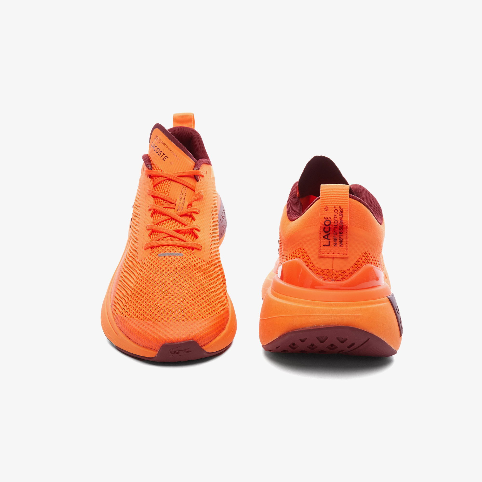 Lacoste Run Spin Evo Erkek Turuncu Sneaker