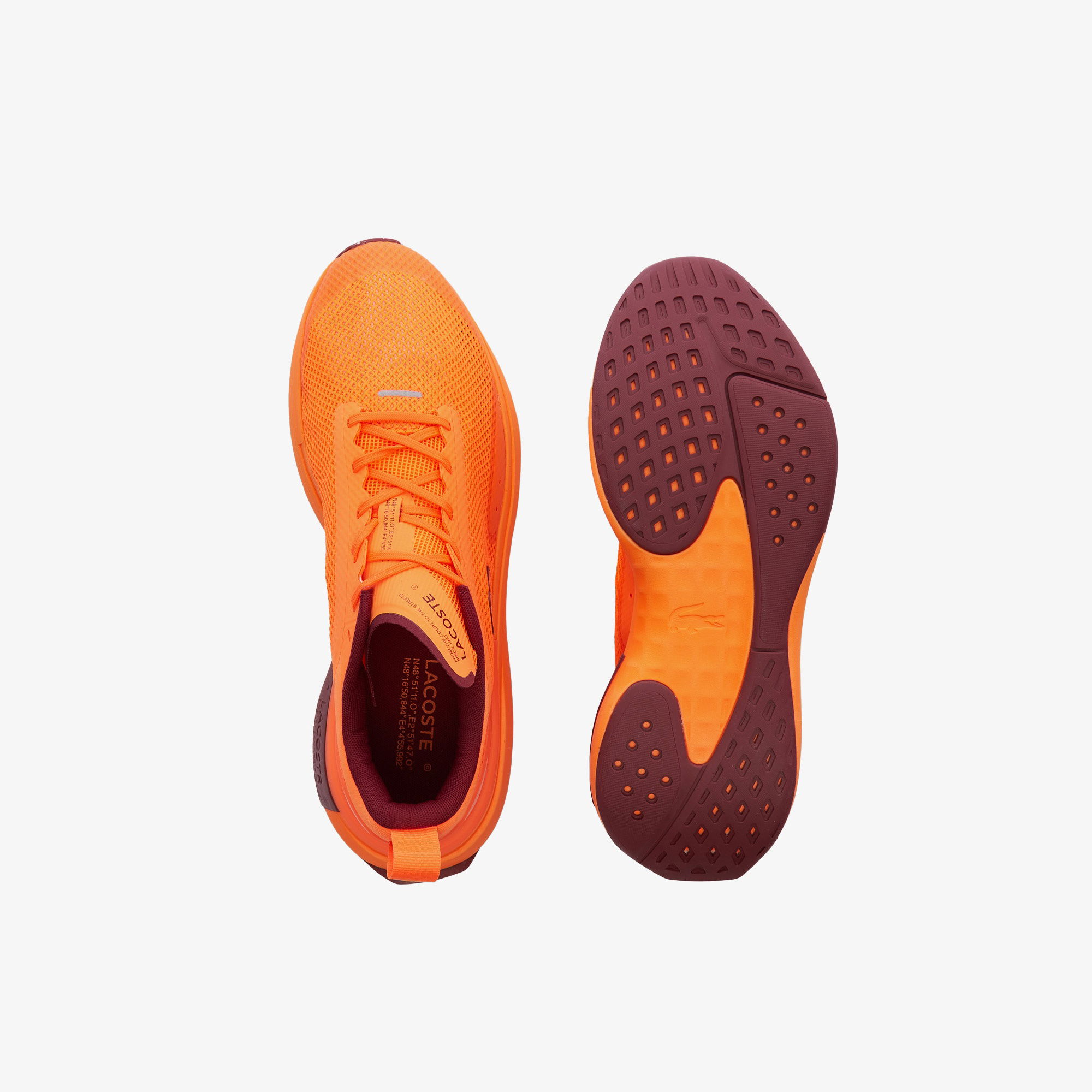 Lacoste Run Spin Evo Erkek Turuncu Sneaker