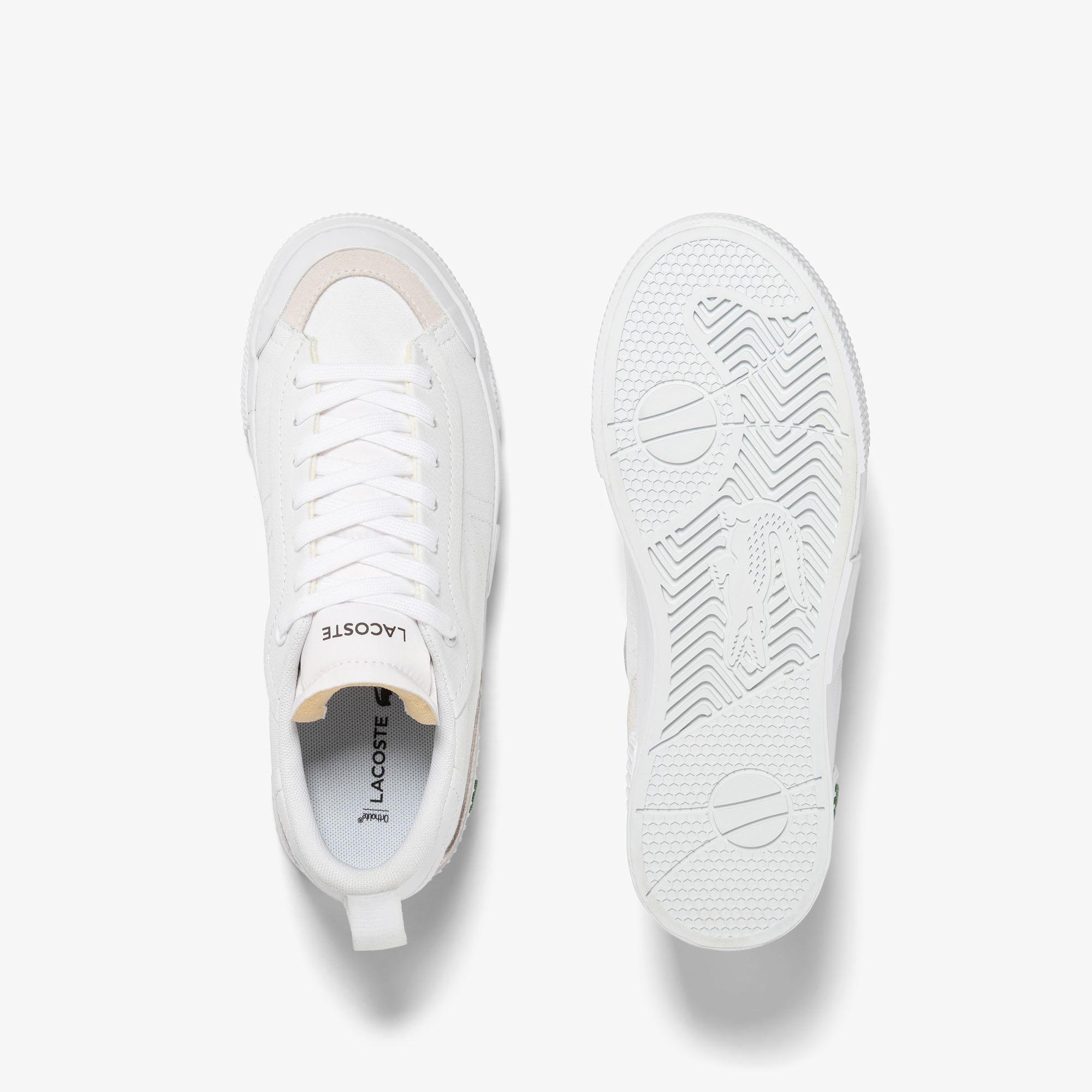 Lacoste L004 Platform Kadın Beyaz Sneaker. 4
