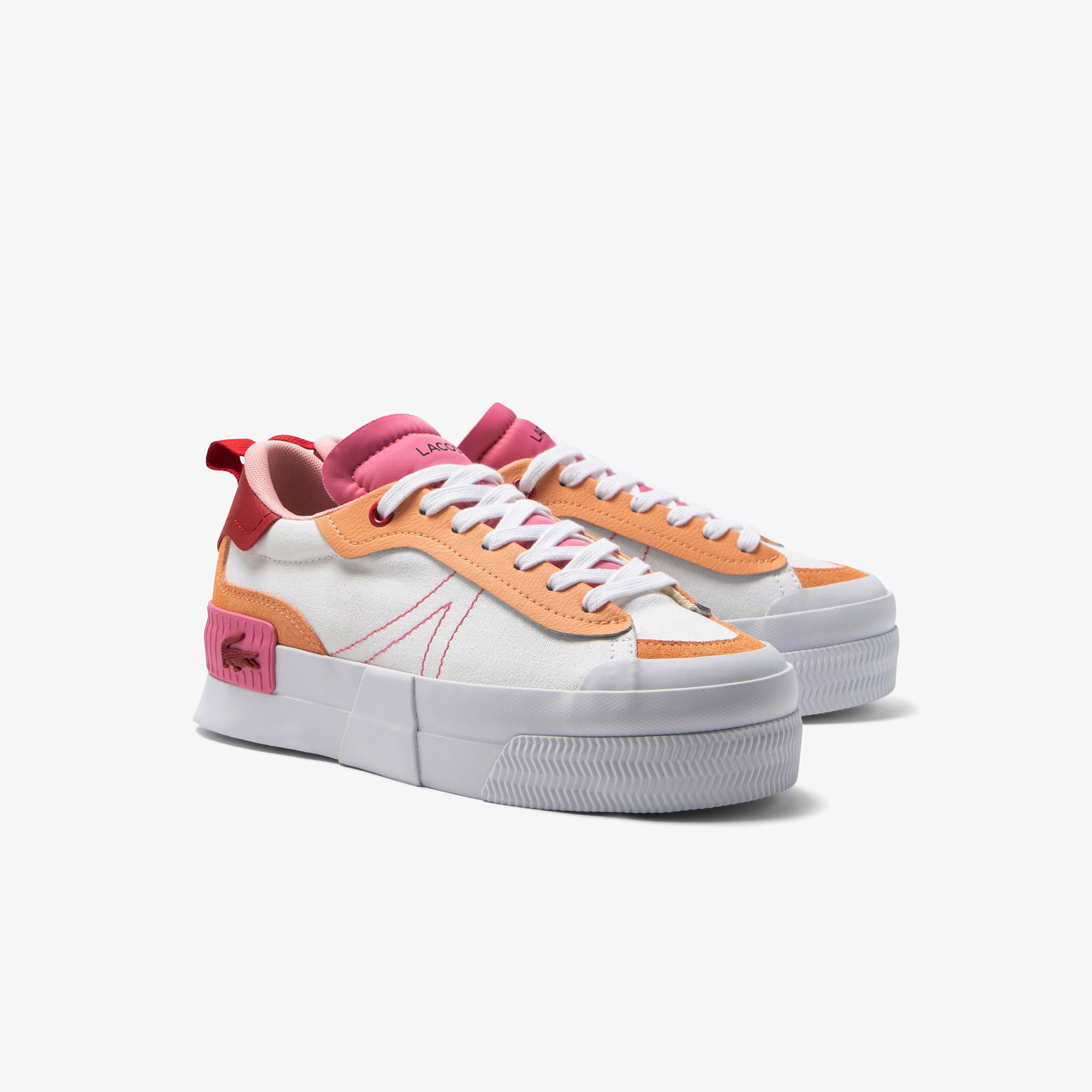 Lacoste L004 Platform Kadın Beyaz Sneaker