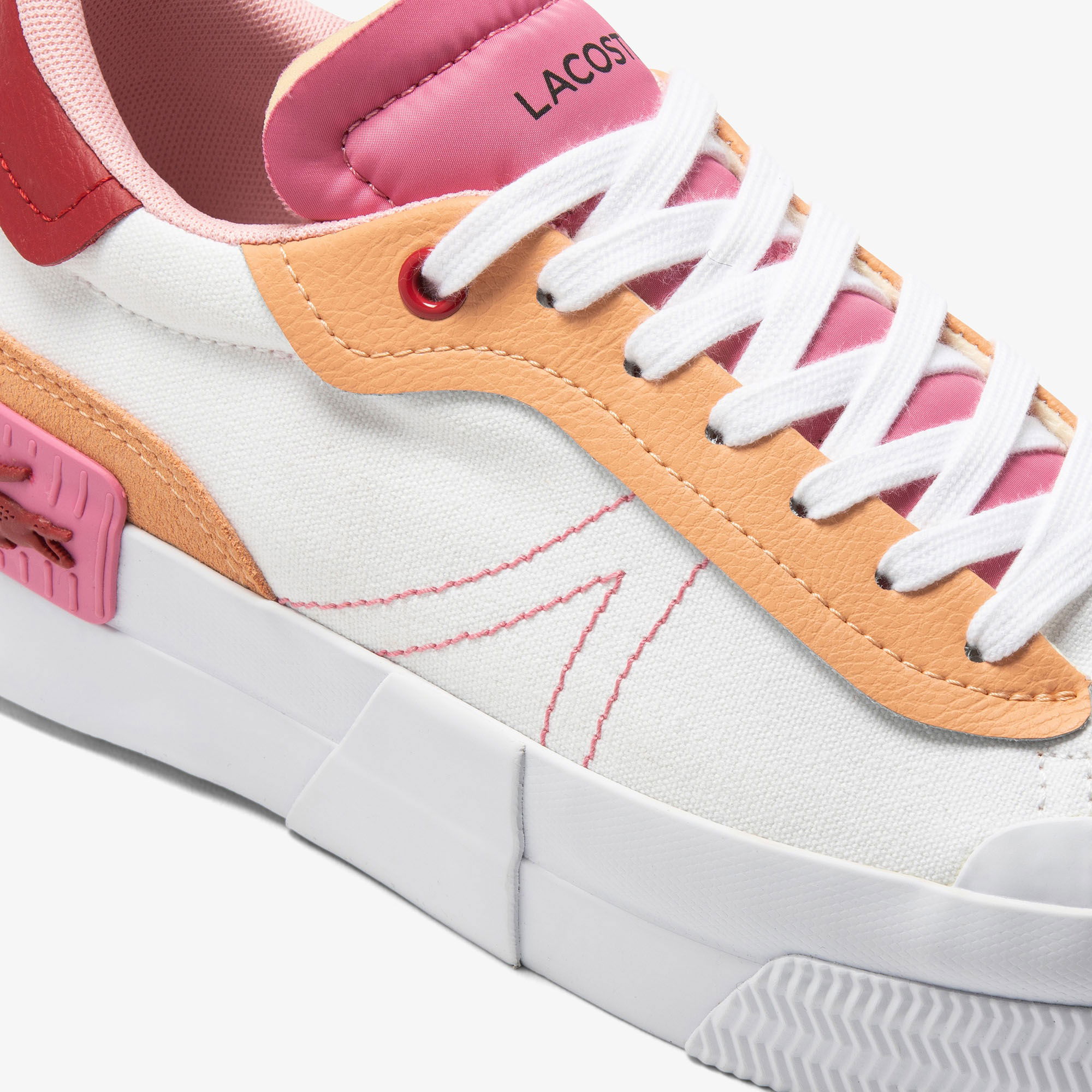 Lacoste L004 Platform Kadın Beyaz Sneaker