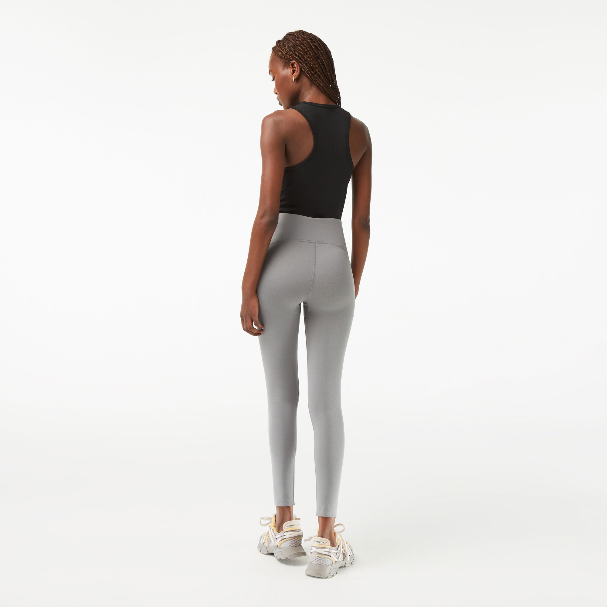 Lacoste SPORT Kadın Slim Fit Gri Tayt