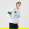Lacoste Erkek Kapüşonlu Baskılı Beyaz Sweatshirt