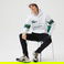 Lacoste Erkek Kapüşonlu Baskılı Beyaz Sweatshirt