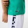 Lacoste SPORT Erkek Regular Fit Bisiklet Yaka Baskılı Yeşil T-Shirt