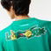 Lacoste SPORT Erkek Regular Fit Bisiklet Yaka Baskılı Yeşil T-Shirt