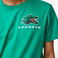 Lacoste SPORT Erkek Regular Fit Bisiklet Yaka Baskılı Yeşil T-Shirt
