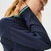 Lacoste Kadın Regular Fit Bisiklet Yaka Çizgili Lacivert Triko