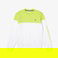 Lacoste Erkek Regular Fit Bisiklet Yaka Renk Bloklu Beyaz Sweatshirt