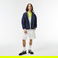 Lacoste Erkek Regular Fit Bisiklet Yaka Renk Bloklu Beyaz Sweatshirt