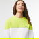 Lacoste Erkek Regular Fit Bisiklet Yaka Renk Bloklu Beyaz Sweatshirt