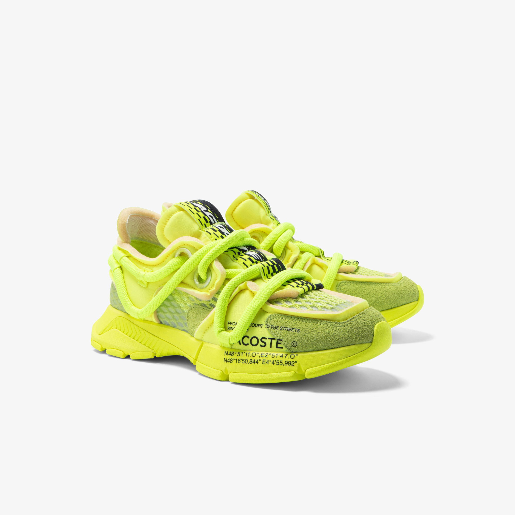 Lacoste Active L003 Neo Erkek Sarı Sneaker