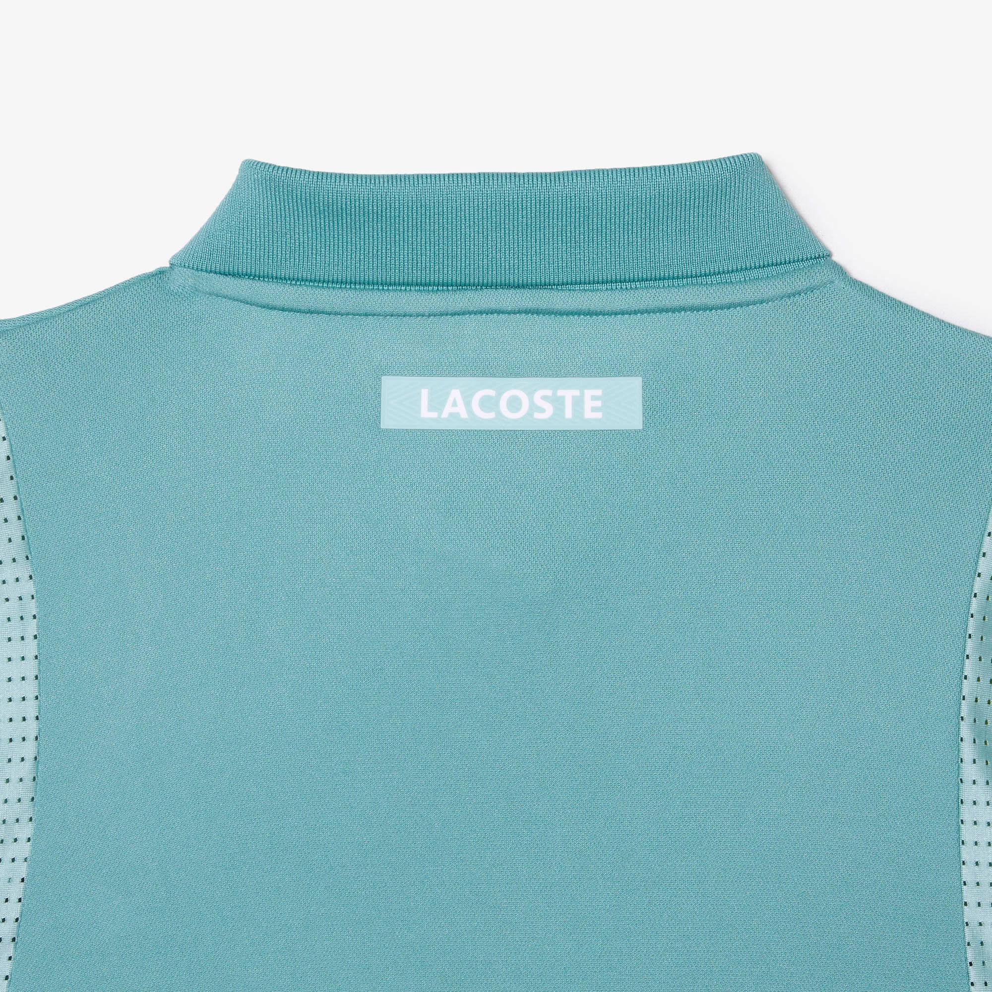 Lacoste SPORT Erkek Regular Fit Renk Bloklu Yeşil Polo