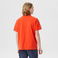 Lacoste Erkek Relaxed Fit Bisiklet Yaka Baskılı Turuncu T-Shirt