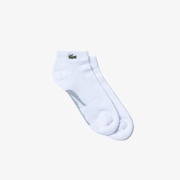Lacoste Erkek Baskılı Beyaz Çorap