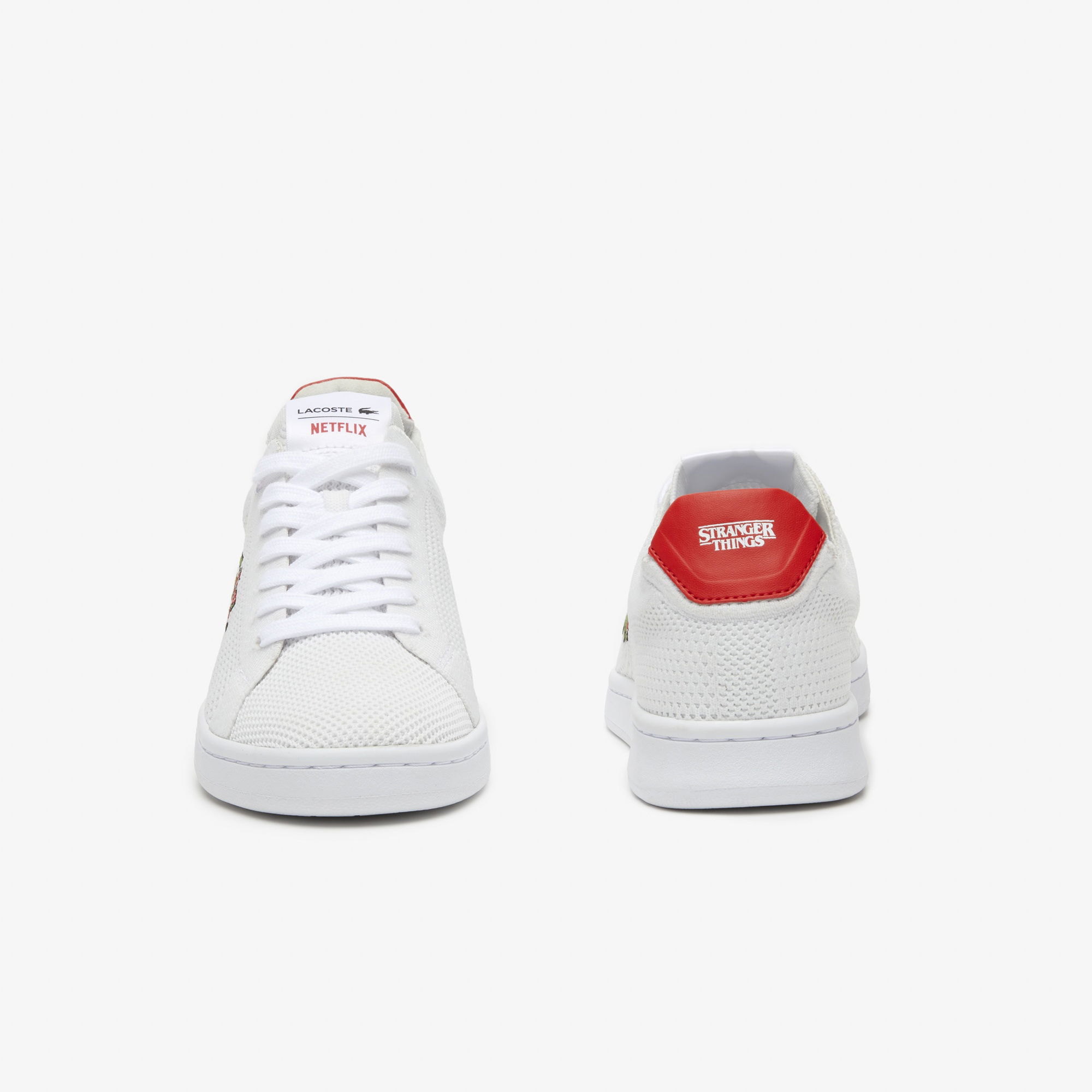 Lacoste x Netflix Carnaby Piquée Kadın Beyaz Sneaker