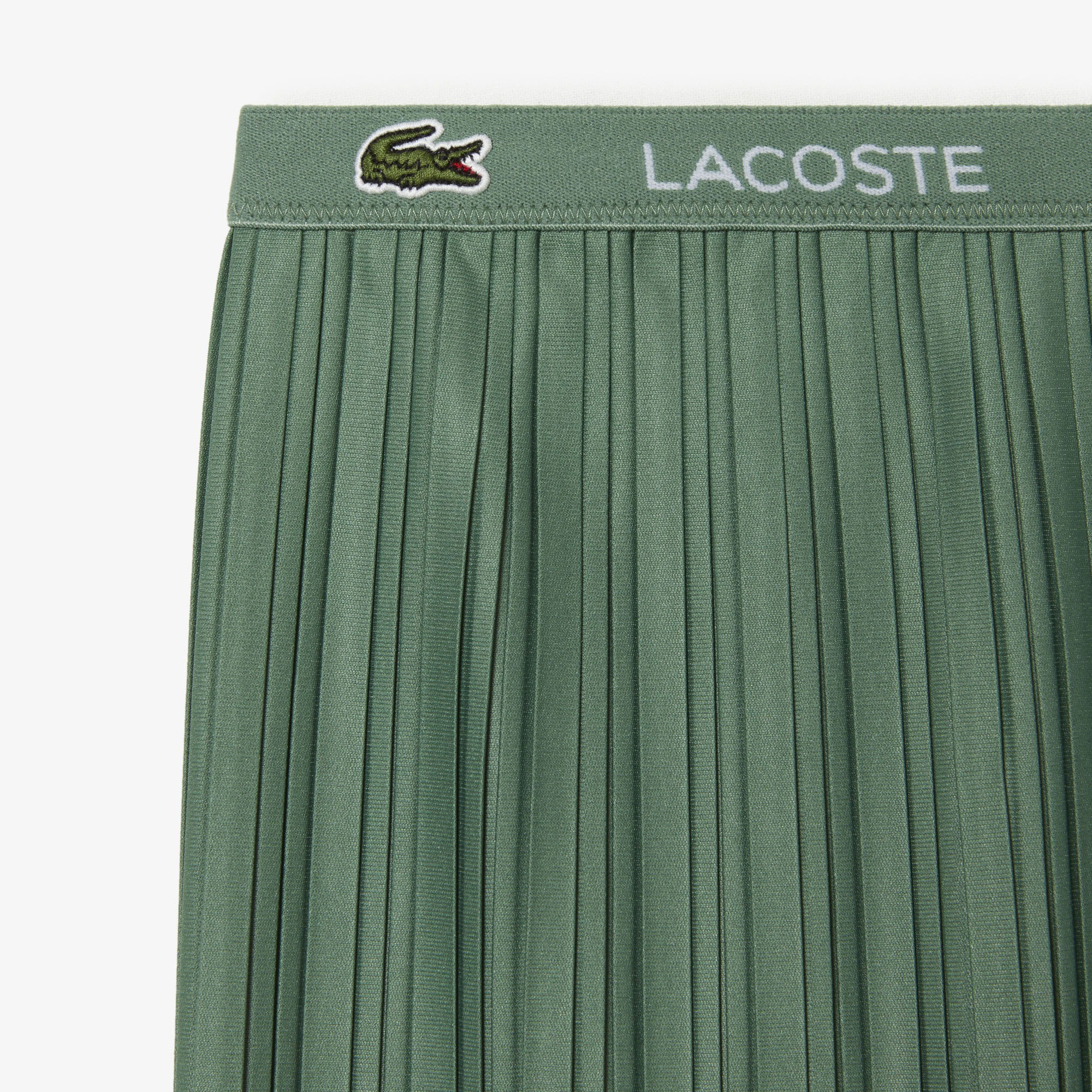 Lacoste x Netflix Kız Çocuk Pileli Yeşil Etek
