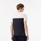 Lacoste SPORT X Daniil Medvedev Erkek Regular Fit Bisiklet Yaka Renk Bloklu Beyaz T-Shirt