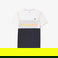 Lacoste SPORT X Daniil Medvedev Erkek Regular Fit Bisiklet Yaka Renk Bloklu Beyaz T-Shirt