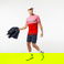 Sport X Daniil Medvedev Pánské tričko Regular Fit Crew Neck Color Blocked Red