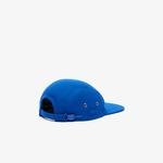 Lacoste x Netflix Erkek Baskılı Mavi Şapka