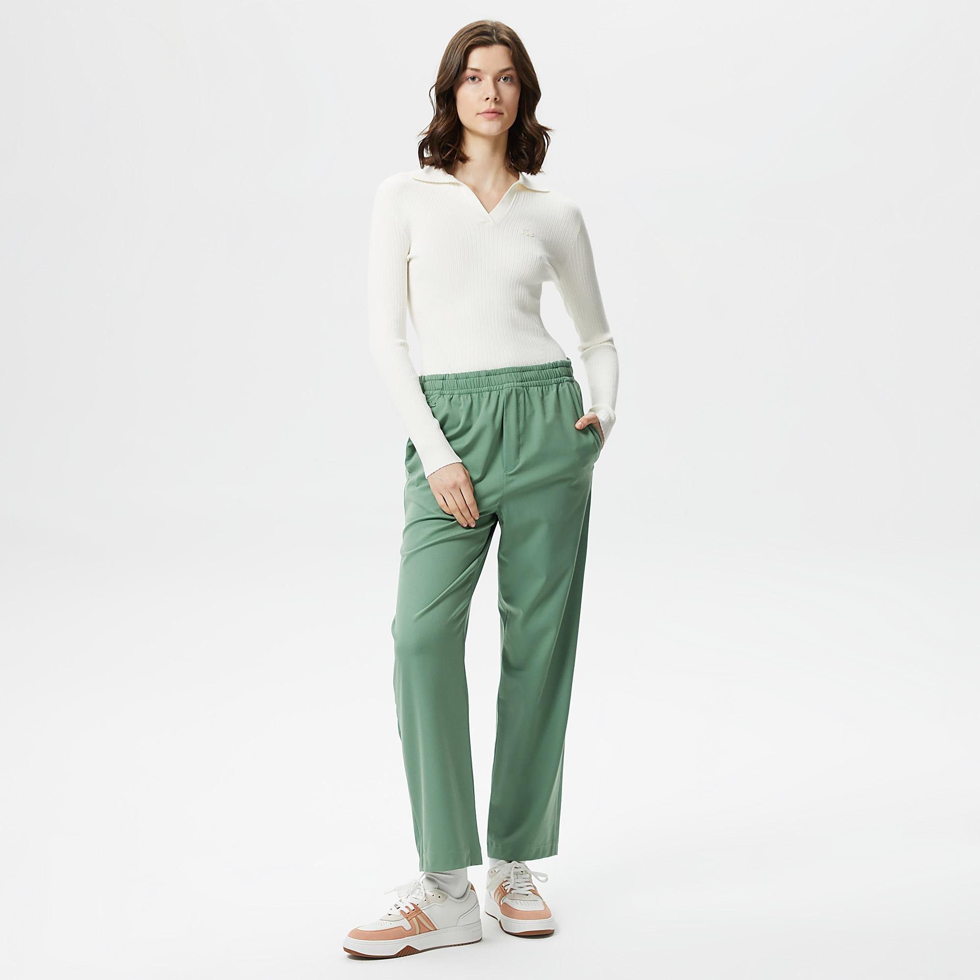 Lacoste Kadın Yeşil Pantolon