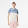 Lacoste Erkek Tennis Regular Fit Bisiklet Yaka Renk Bloklu Beyaz T-shirt