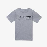 Lacoste Çocuk Baskılı Lacivert T-Shirt60G