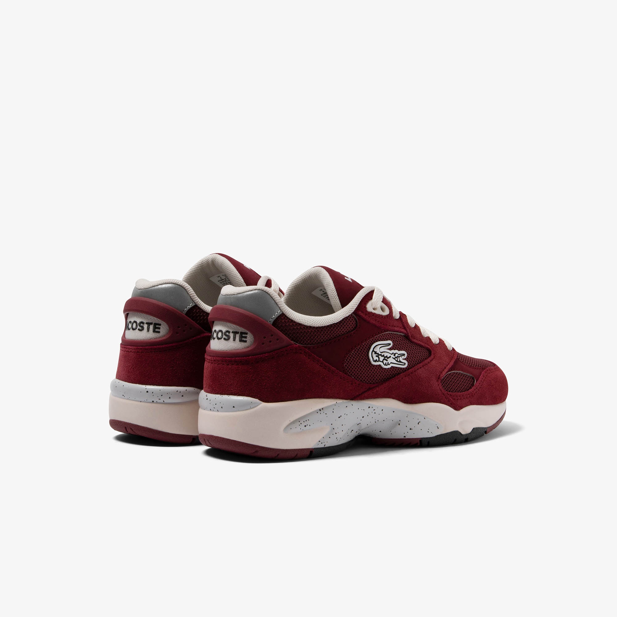 Lacoste SPORT Storm 96 Vintage Kadın Bordo Sneaker