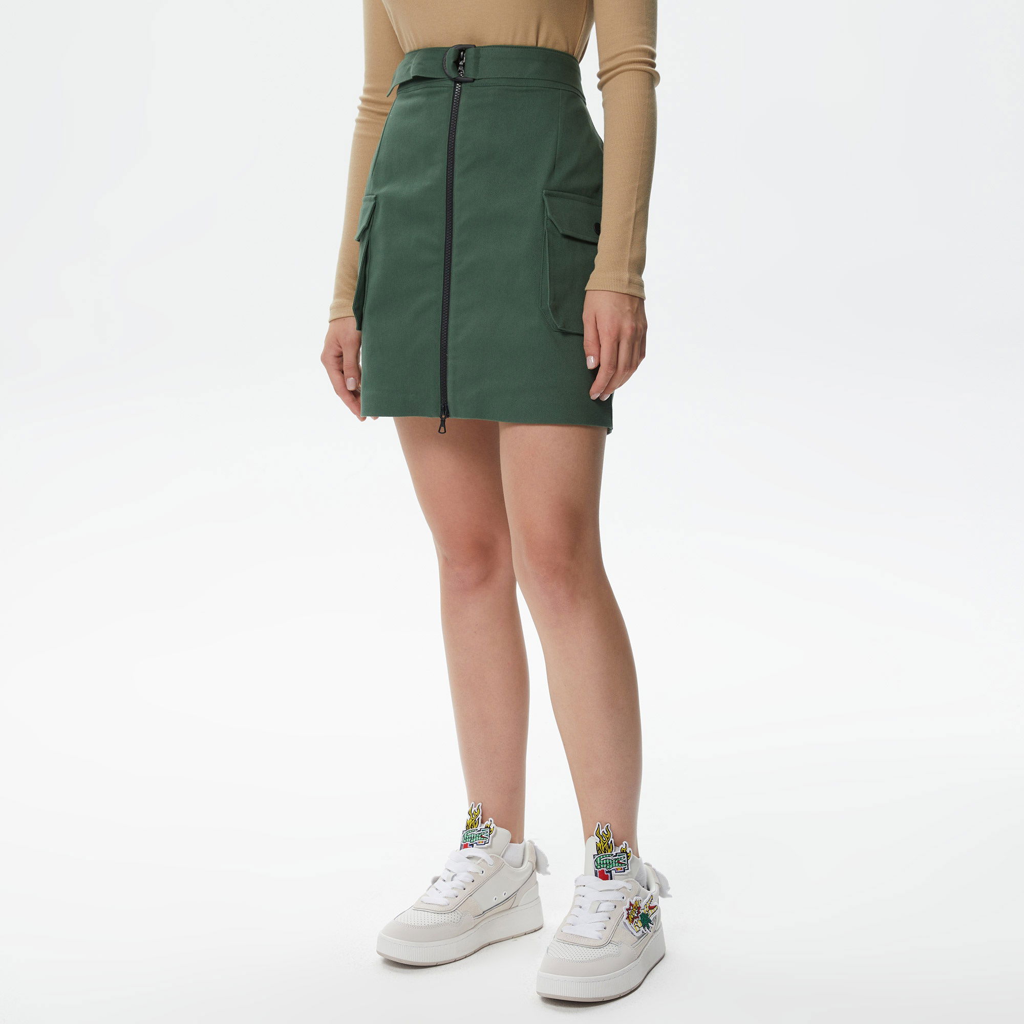 Lacoste Kadın Haki Etek