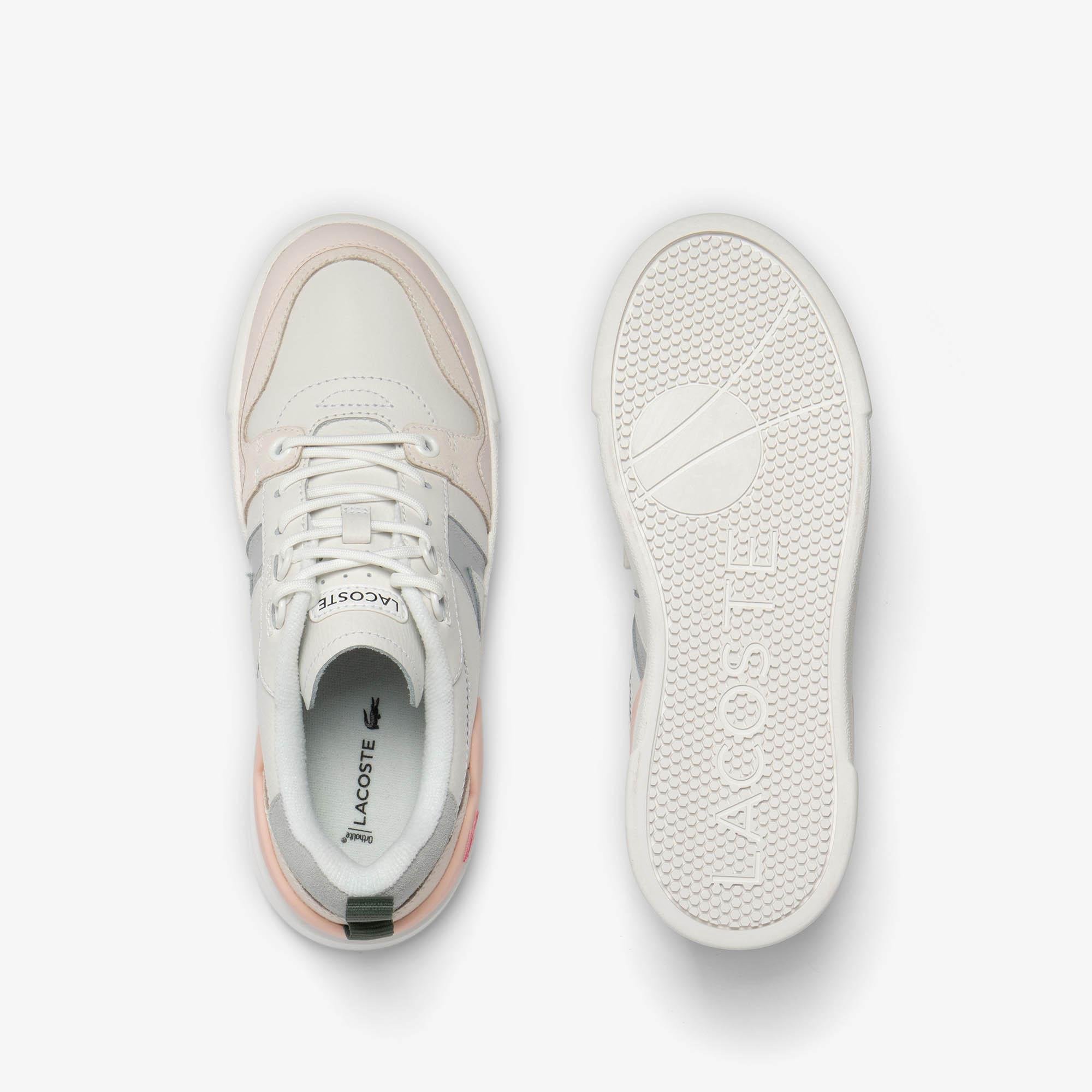 Lacoste L002 Kadın Beyaz Sneaker. 4