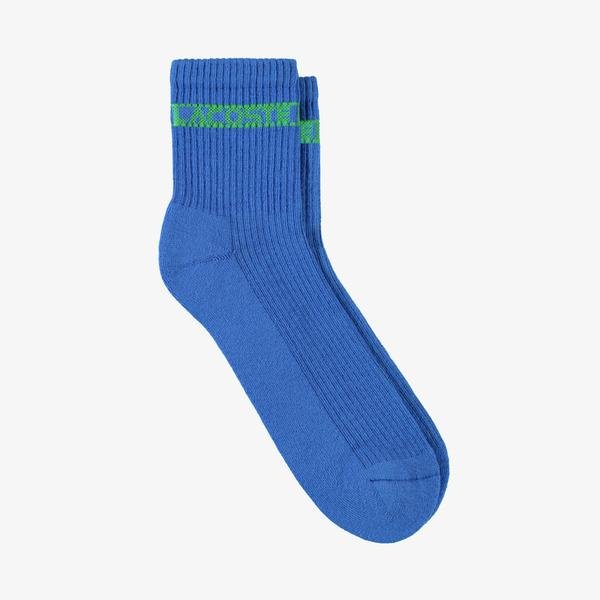 Lacoste Erkek Baskılı Mavi Çorap