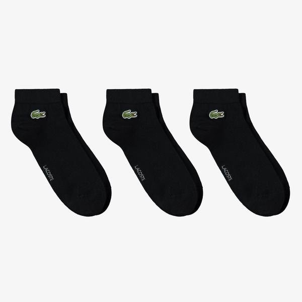Lacoste Unisex Siyah 3'Lü Çorap