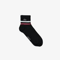 Lacoste Unisex Çizgili Beyaz Çorap09S