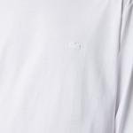 Lacoste Erkek Relaxed Fit Uzun Kollu Bisiklet Yaka Baskılı Beyaz T-Shirt