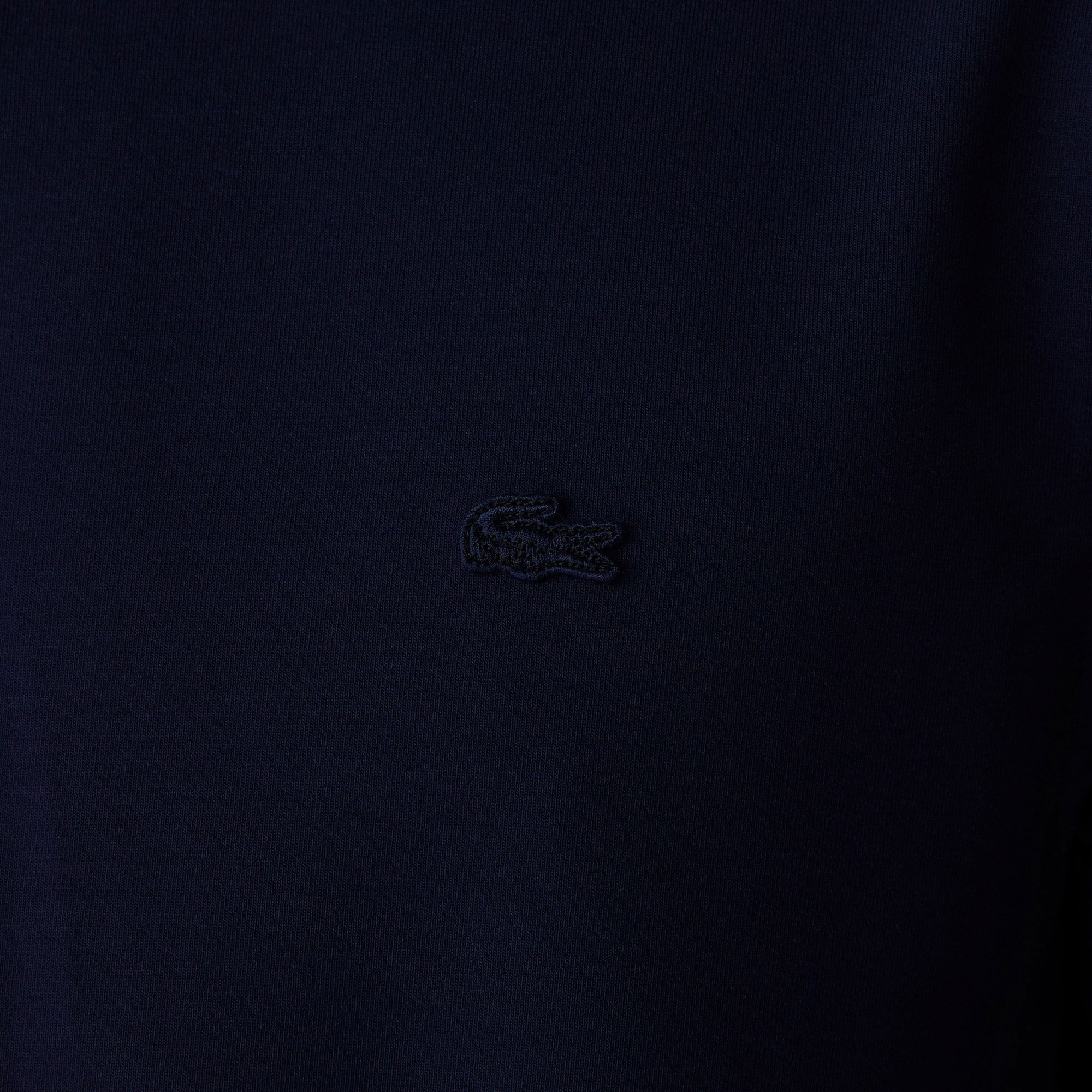 Lacoste Erkek Slim Fit Bisiklet Yaka Lacivert Sweatshirt