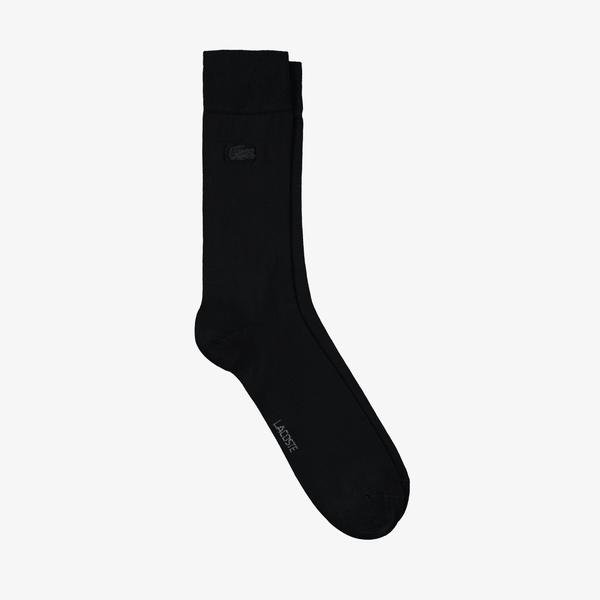 Lacoste Erkek Siyah Uzun Çorap