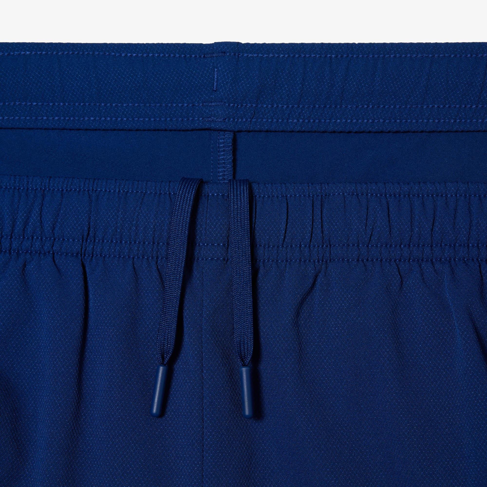 Lacoste SPORT Erkek Regular Fit Uzun Kollu Renk Bloklu Mavi Eşofman Takımı