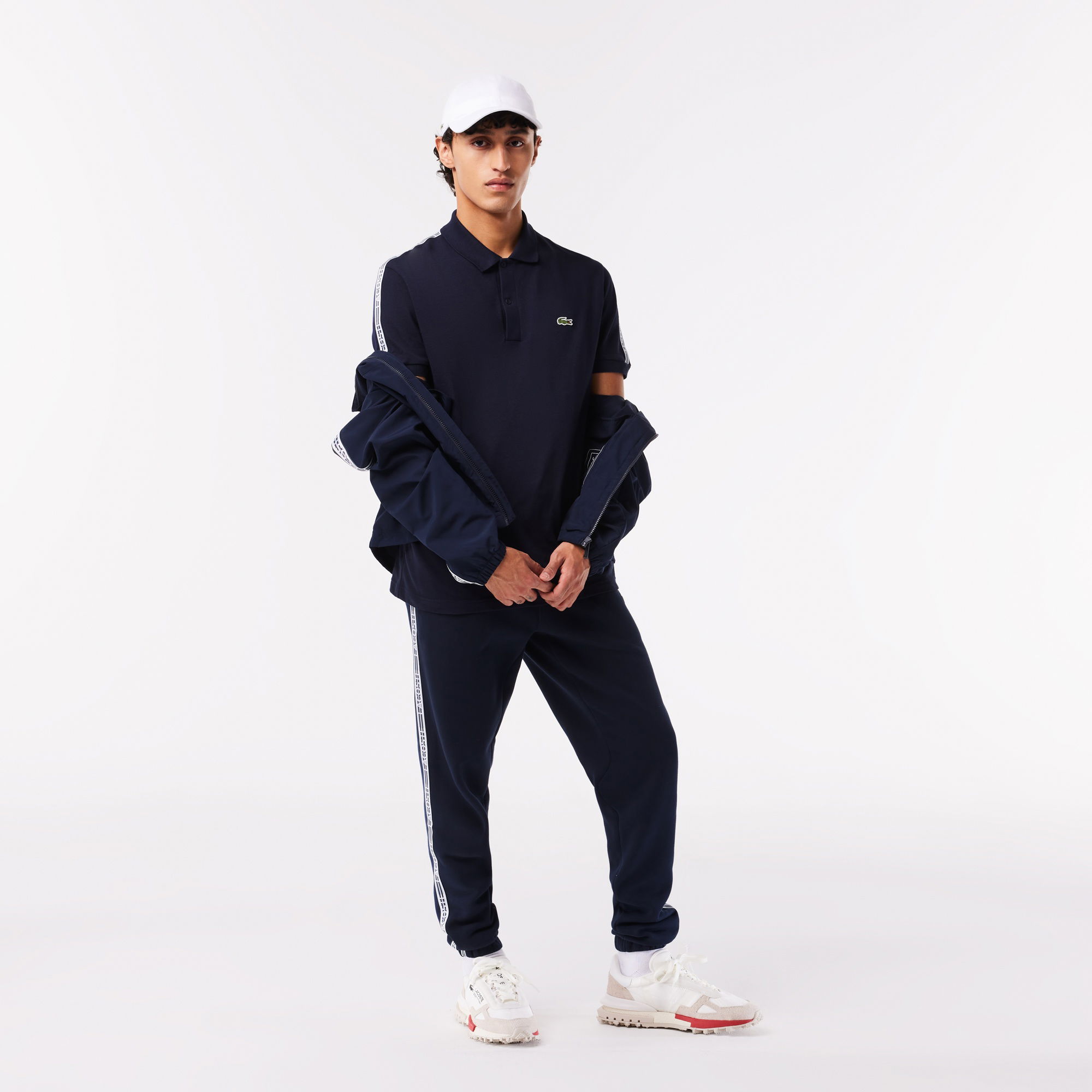 Lacoste Erkek Regular Fit Baskılı Lacivert Polo