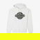 Lacoste Erkek Relaxed Fit Kapüşonlu Baskılı Beyaz Sweatshirt