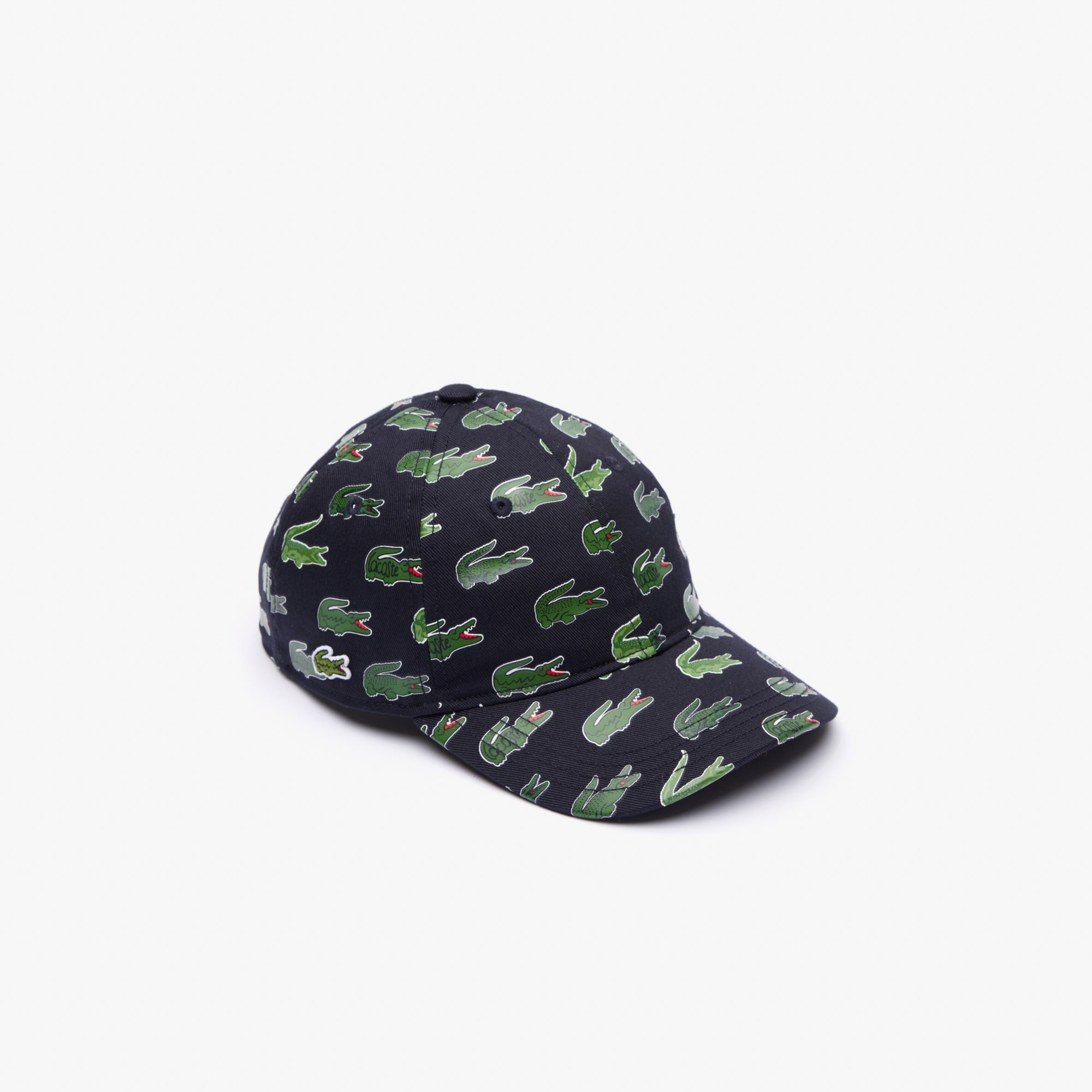 Lacoste Çocuk Desenli Lacivert Şapka